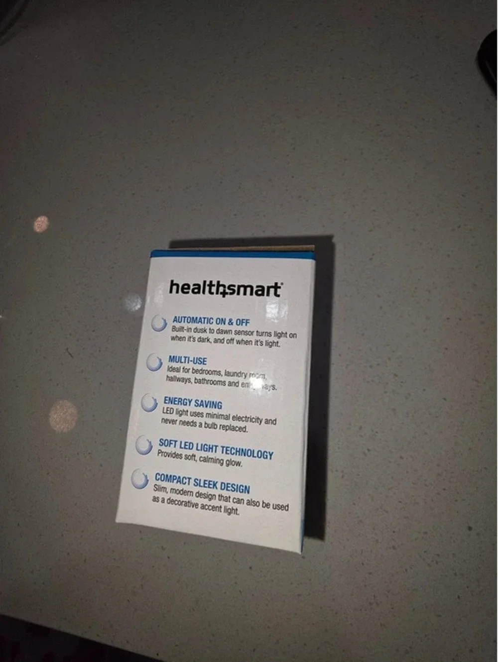 Healthsmart LED Night Light with Automatic On/Off Light Sensor - 2 Pack